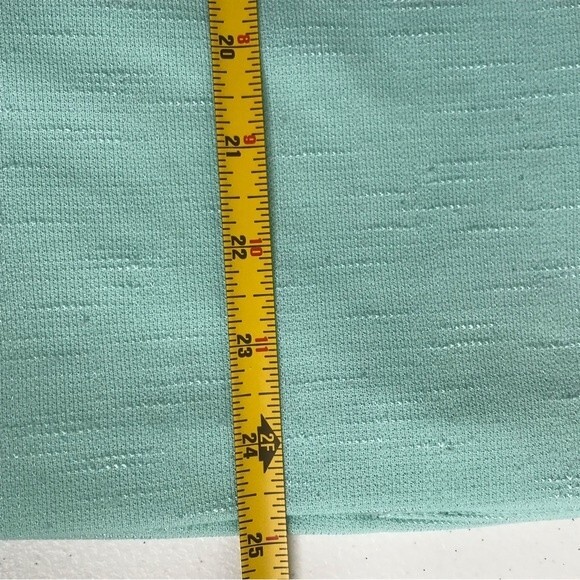 Vintage Pablo Collection Two Piece Skirt Jacket Top Mint Green Floral Women 12 - Picture 13 of 16